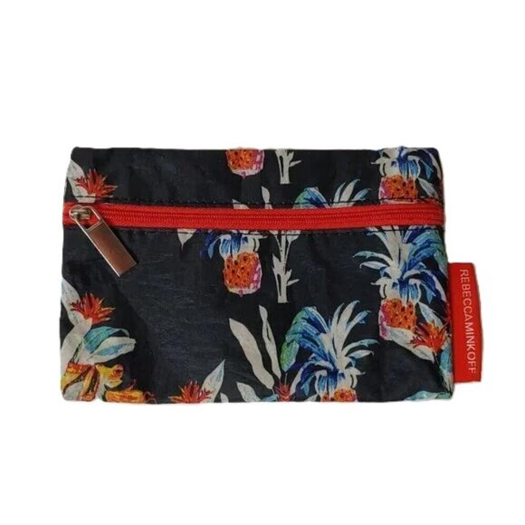 Rebecca Minkoff Travel Bag Cosmetics Mini Pineapple Tropical Ipsy - Picture 1 of 5